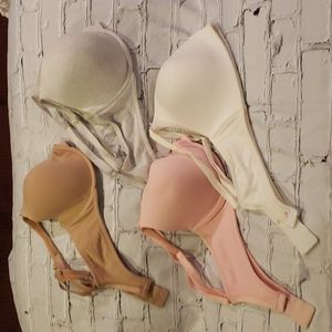Victoria's Secret underwire cotton t-shirt bras